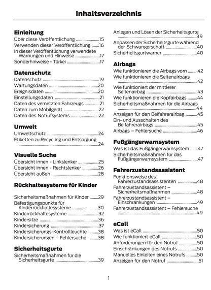 2024-2025 Ford Explorer Owner's Manual | German