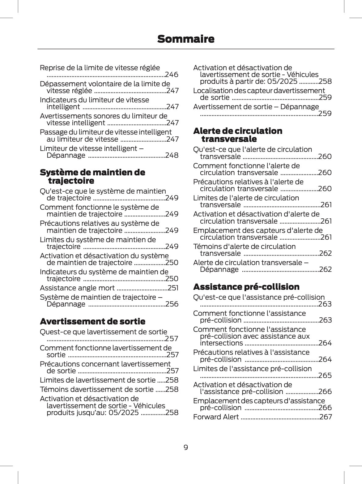2024-2025 Ford Explorer Manuel du propriétaire | Français