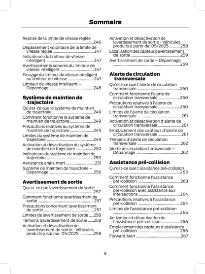 2024-2025 Ford Explorer Manuel du propriétaire | Français