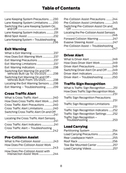 2024-2025 Ford Explorer Owner's Manual | English