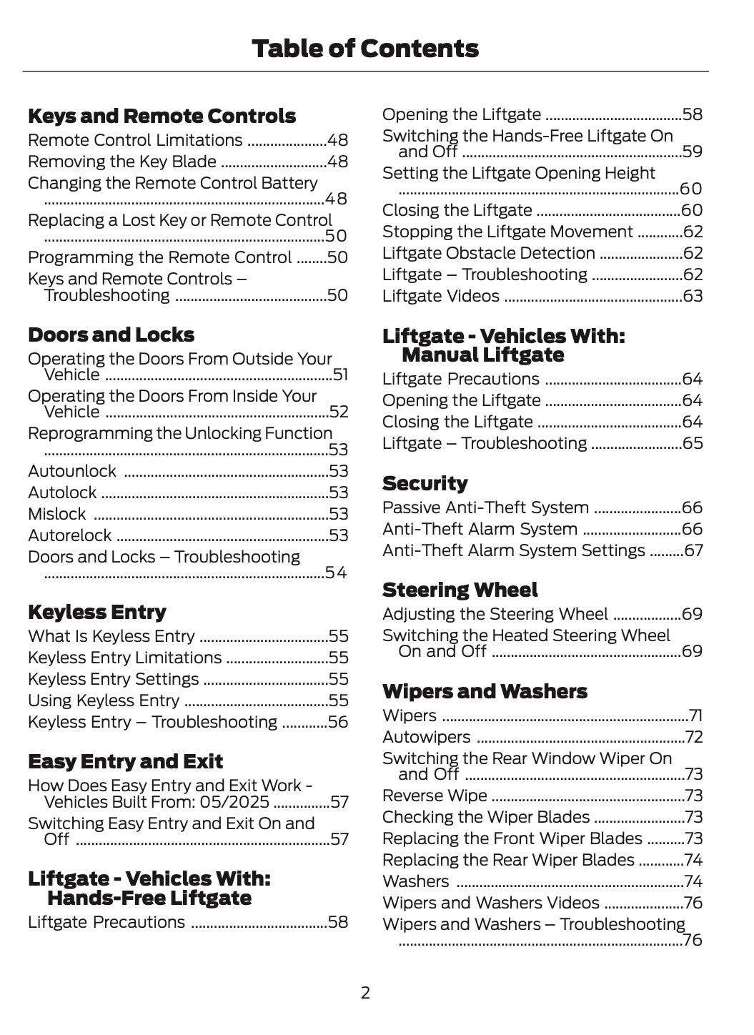 2024-2025 Ford Explorer Owner's Manual | English