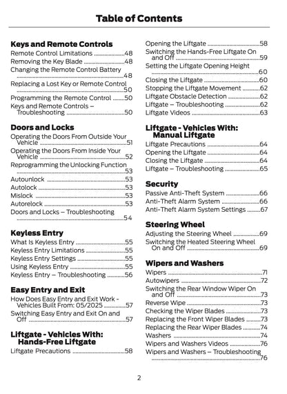 2024-2025 Ford Explorer Owner's Manual | English