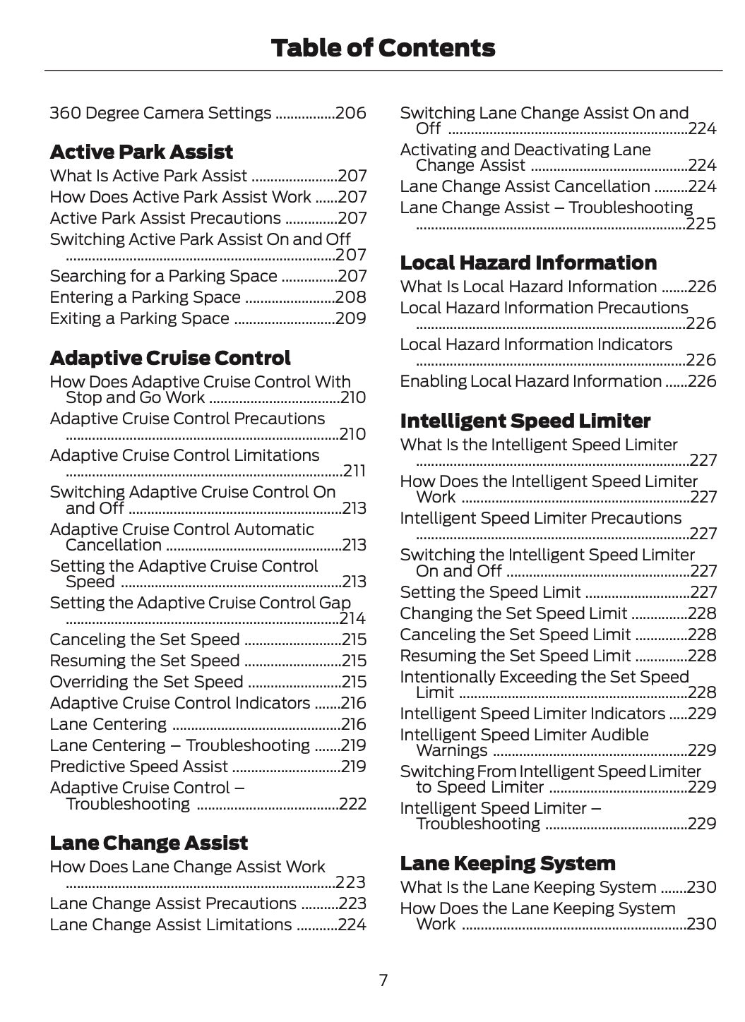 2024-2025 Ford Explorer Owner's Manual | English