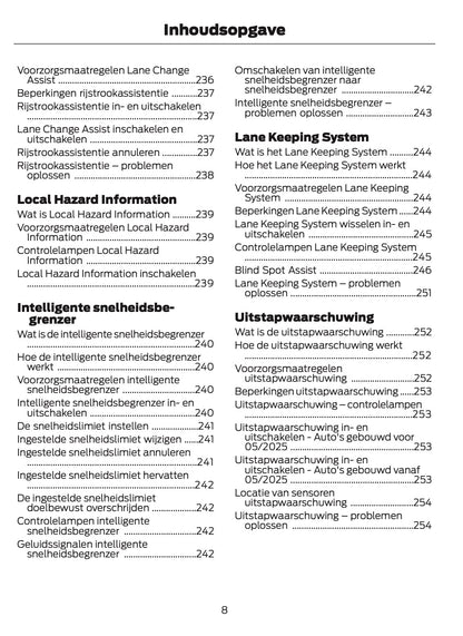 2024-2025 Ford Explorer Gebruikershandleiding | Nederlands