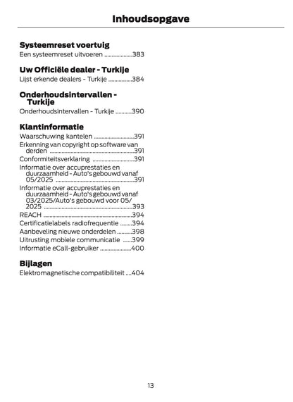 2024-2025 Ford Explorer Gebruikershandleiding | Nederlands