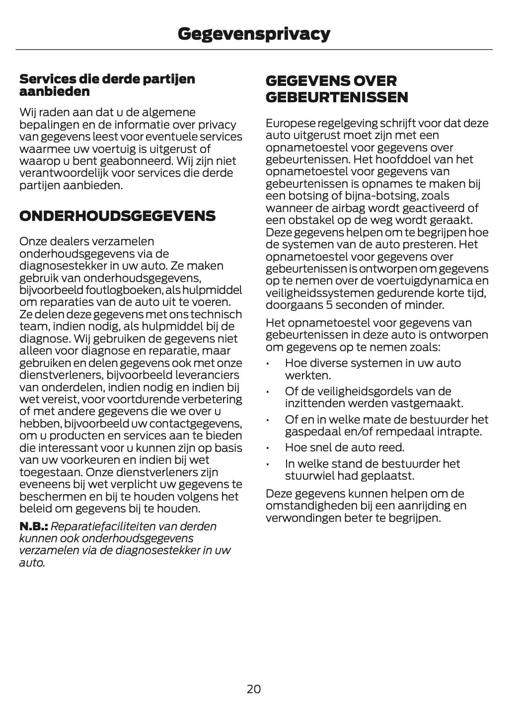 2024-2025 Ford Explorer Gebruikershandleiding | Nederlands