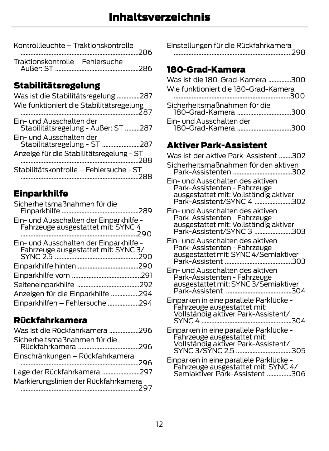 2023-2024 Ford Focus Gebruikershandleiding | Duits