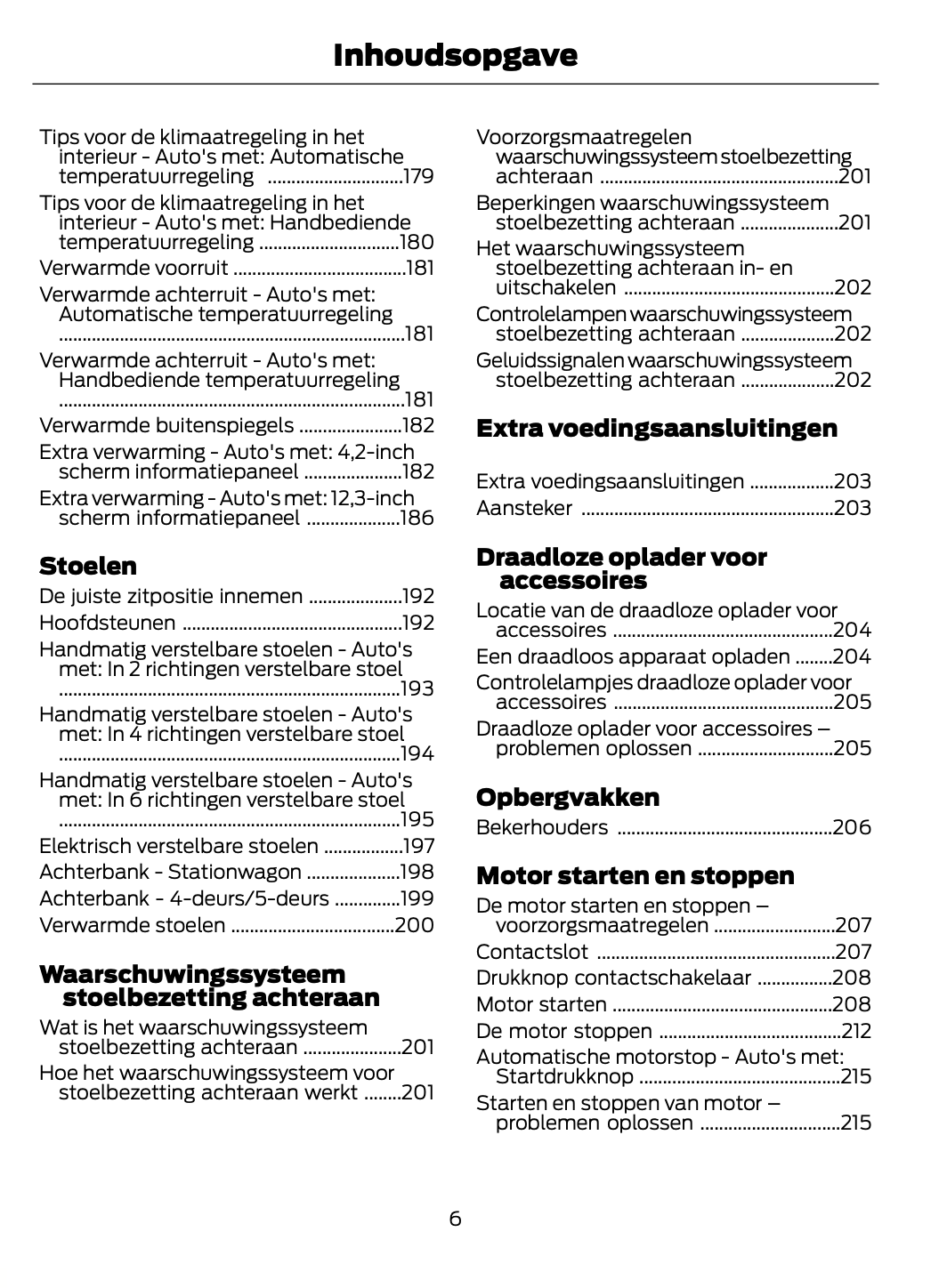 2021 Ford Focus Owner's Manual | Dutch