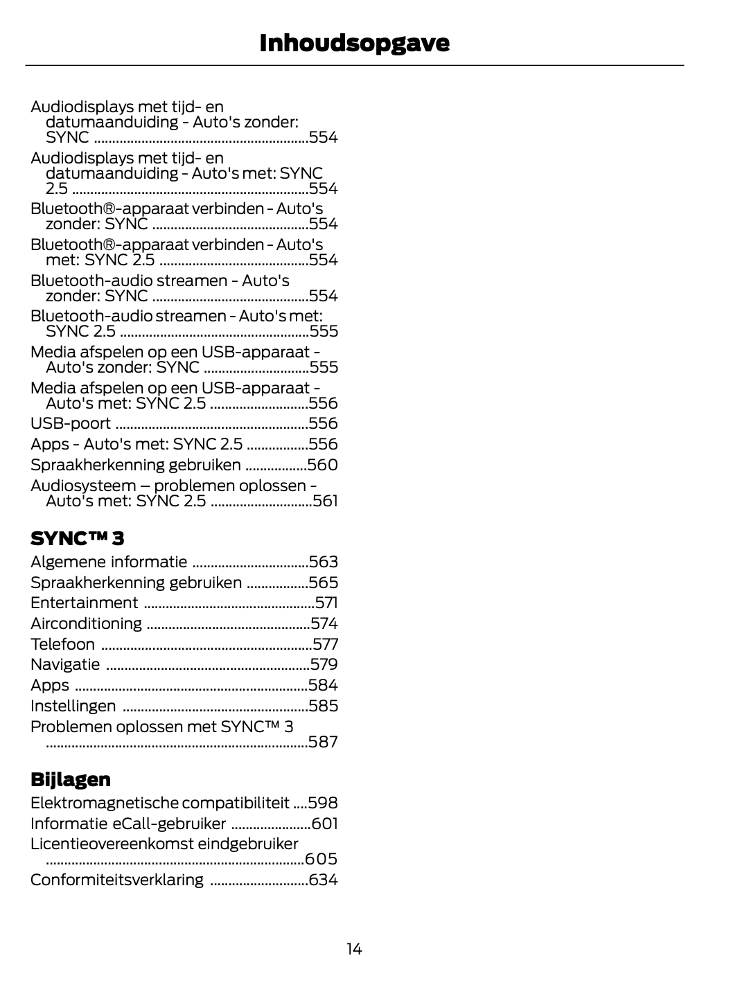 2021 Ford Focus Owner's Manual | Dutch