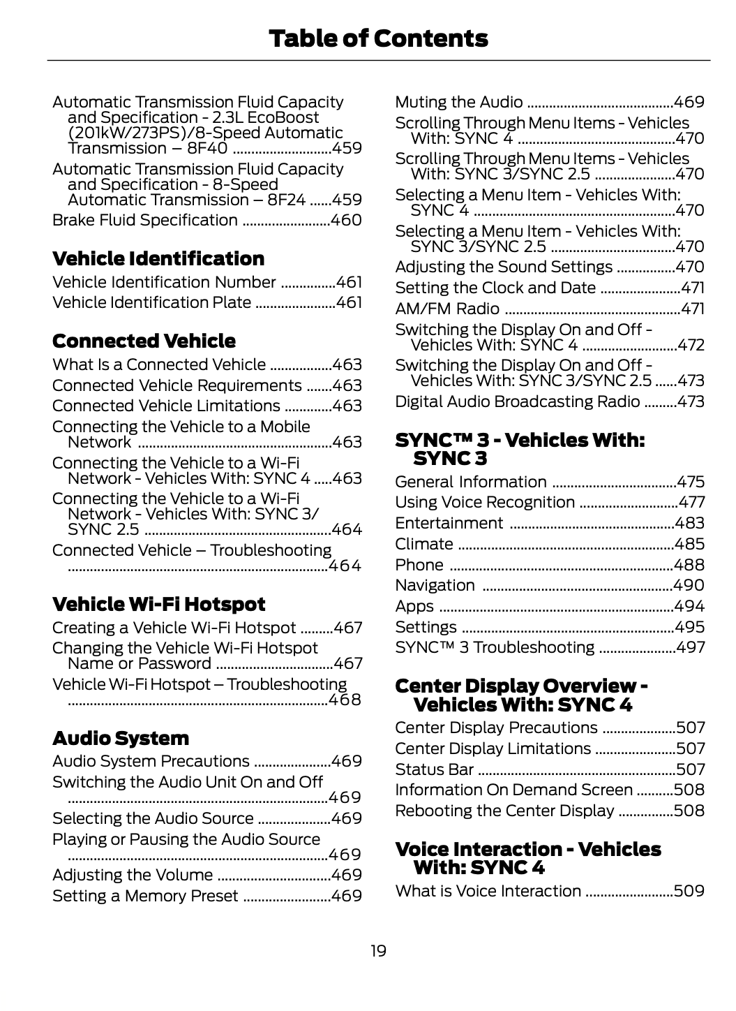 2023-2024 Ford Focus Manuel du propriétaire | Anglais