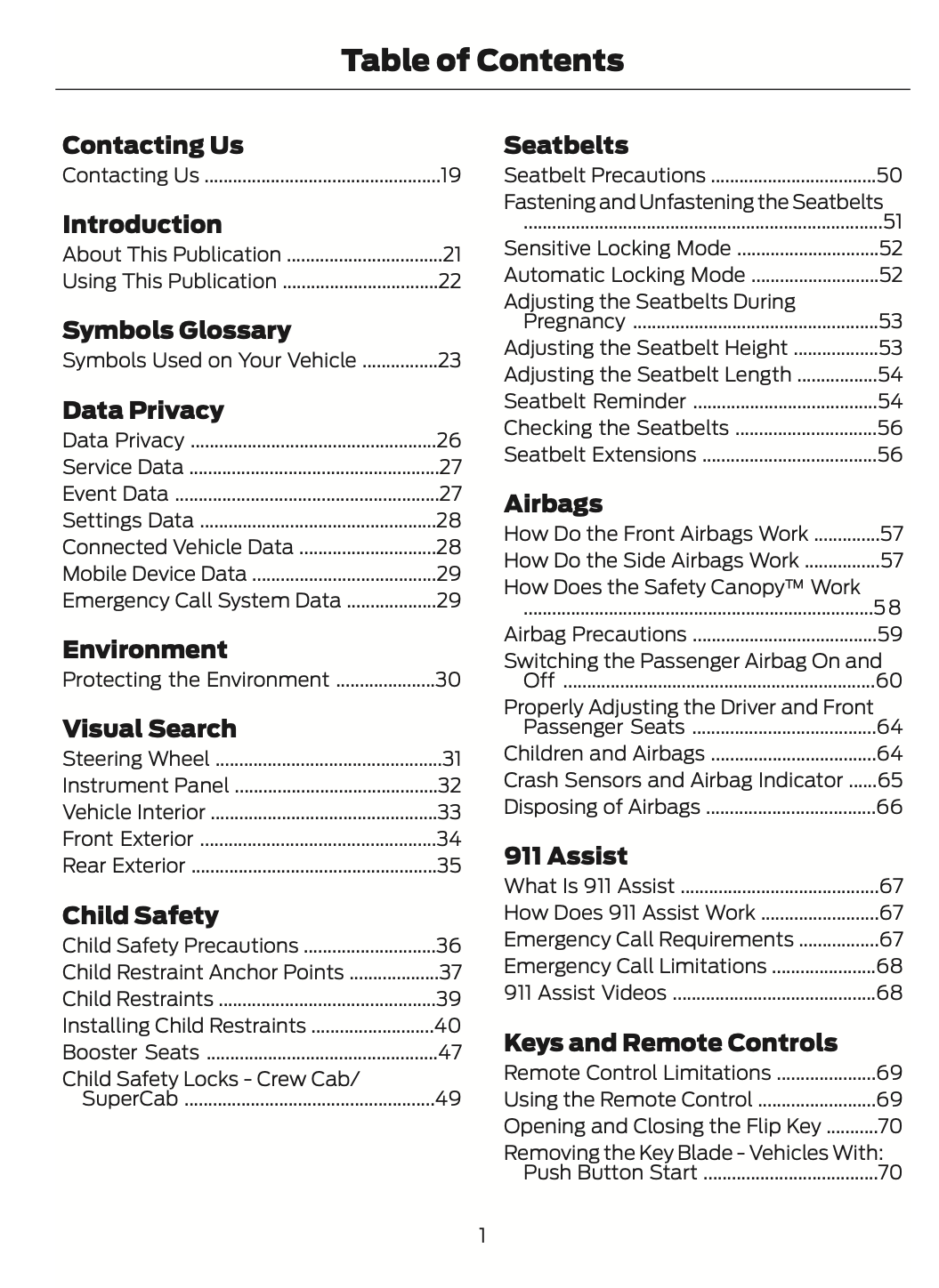 2024 Ford F-Series Super Duty Owner's Manual | English