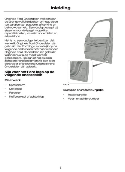 2010-2011 Ford Galaxy/S-Max Gebruikershandleiding | Nederlands