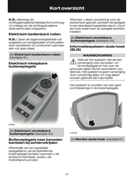 2010-2011 Ford Galaxy/S-Max Gebruikershandleiding | Nederlands