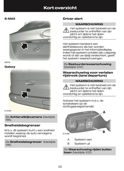 2010-2011 Ford Galaxy/S-Max Gebruikershandleiding | Nederlands