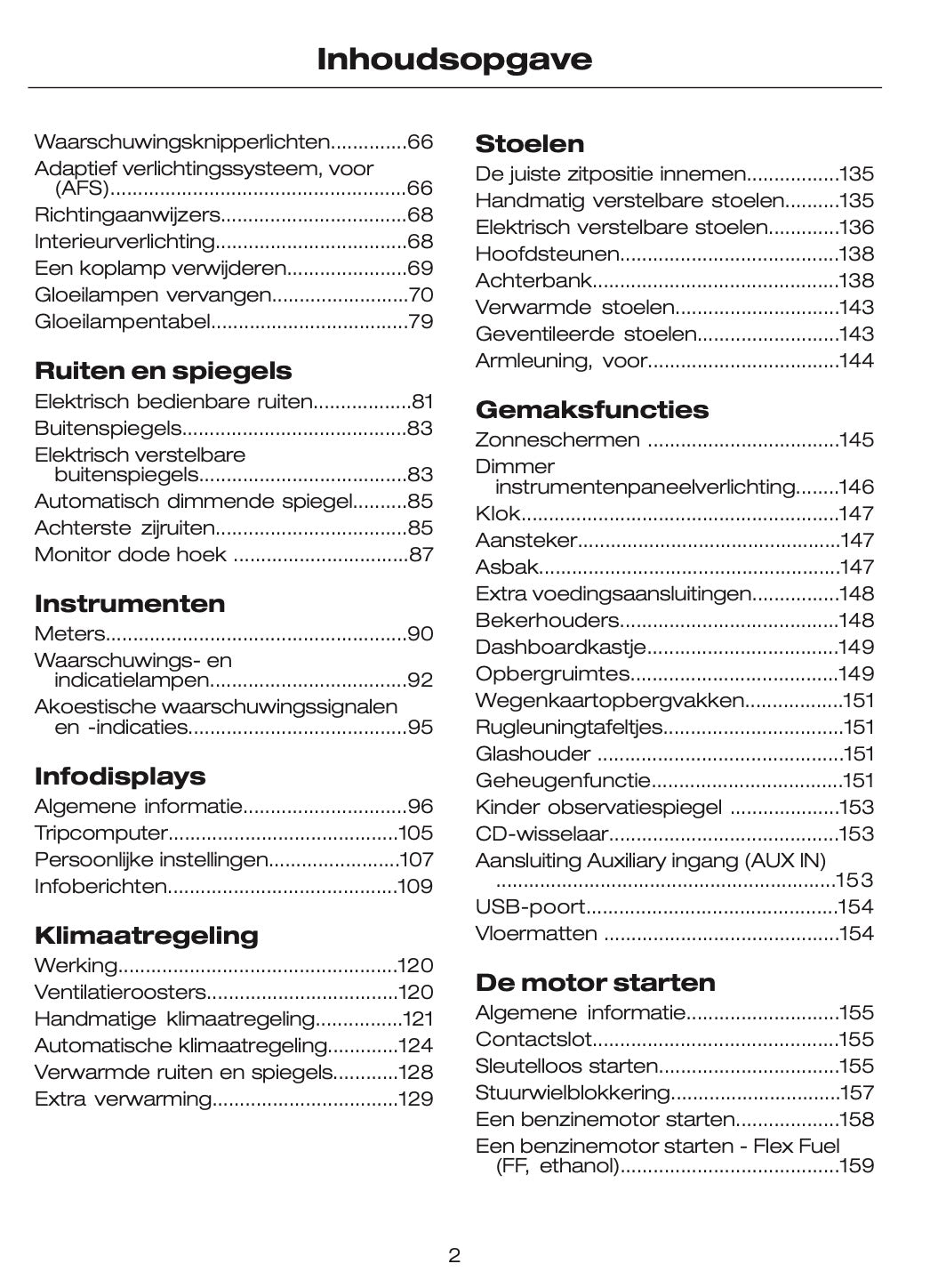 2010-2011 Ford Galaxy/S-Max Gebruikershandleiding | Nederlands