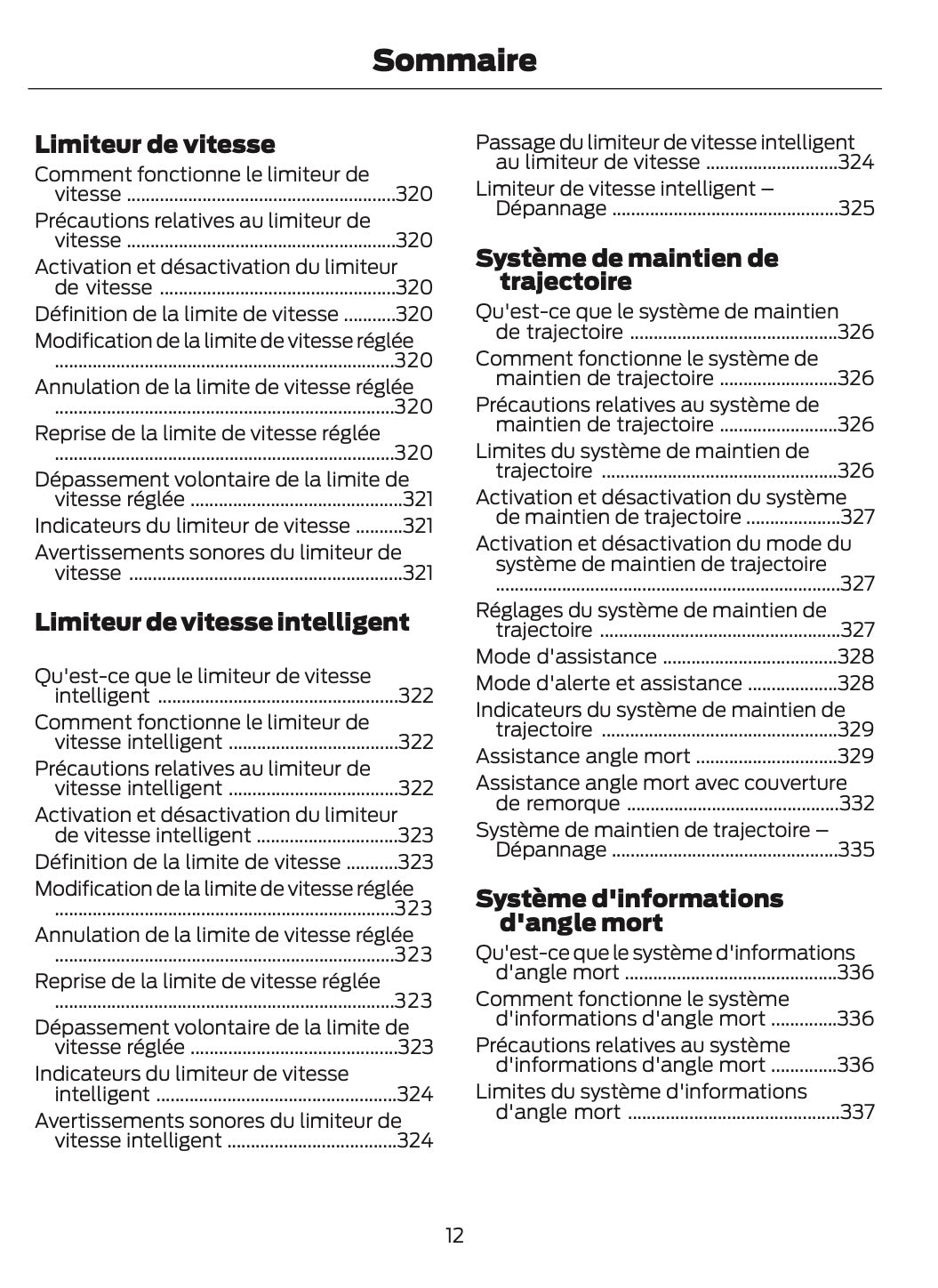 2025-2026 Ford Kuga Owner's Manual | French