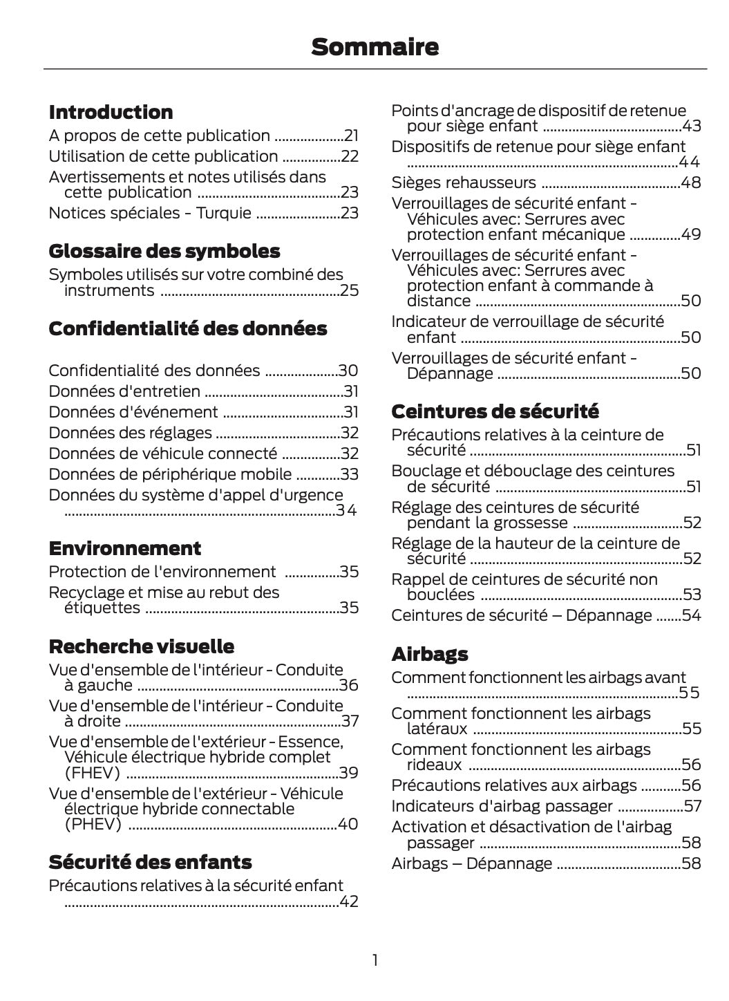 2025-2026 Ford Kuga Owner's Manual | French