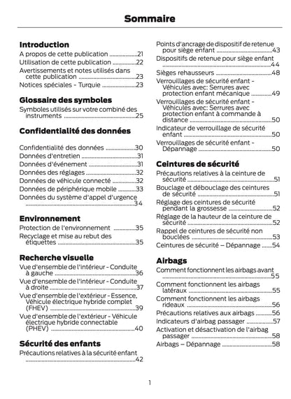 2025-2026 Ford Kuga Owner's Manual | French