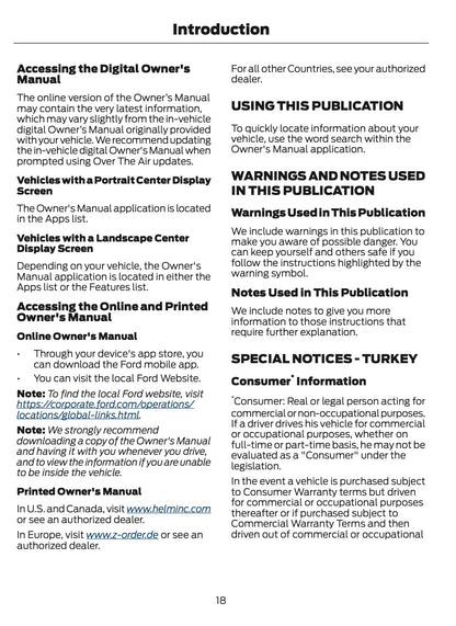 2025-2026 Ford Kuga Owner's Manual | English