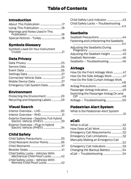 2025-2026 Ford Kuga Owner's Manual | English