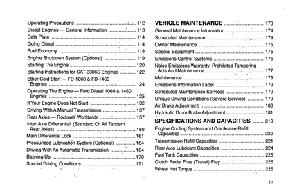 1994 Ford L-Series Manuel du propriétaire | Anglais