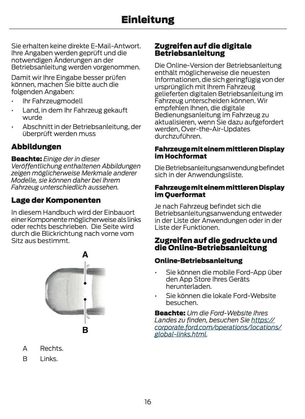 2024-2025 Ford Mustang Owner's Manual | German