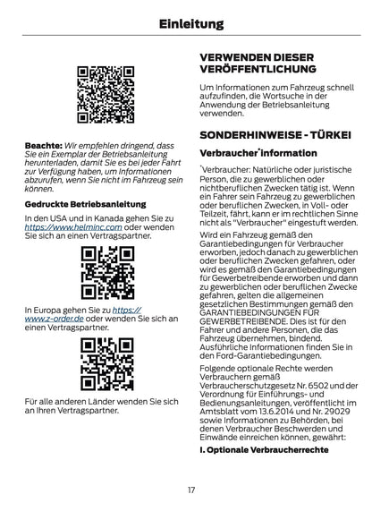 2024-2025 Ford Mustang Owner's Manual | German
