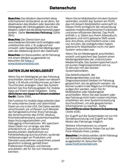 2024-2025 Ford Mustang Owner's Manual | German