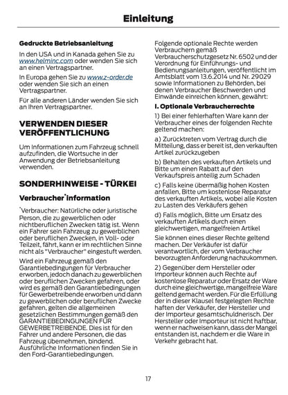 2025-2026 Ford Mustang Owner's Manual | German