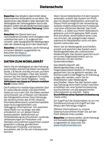 2025-2026 Ford Mustang Owner's Manual | German