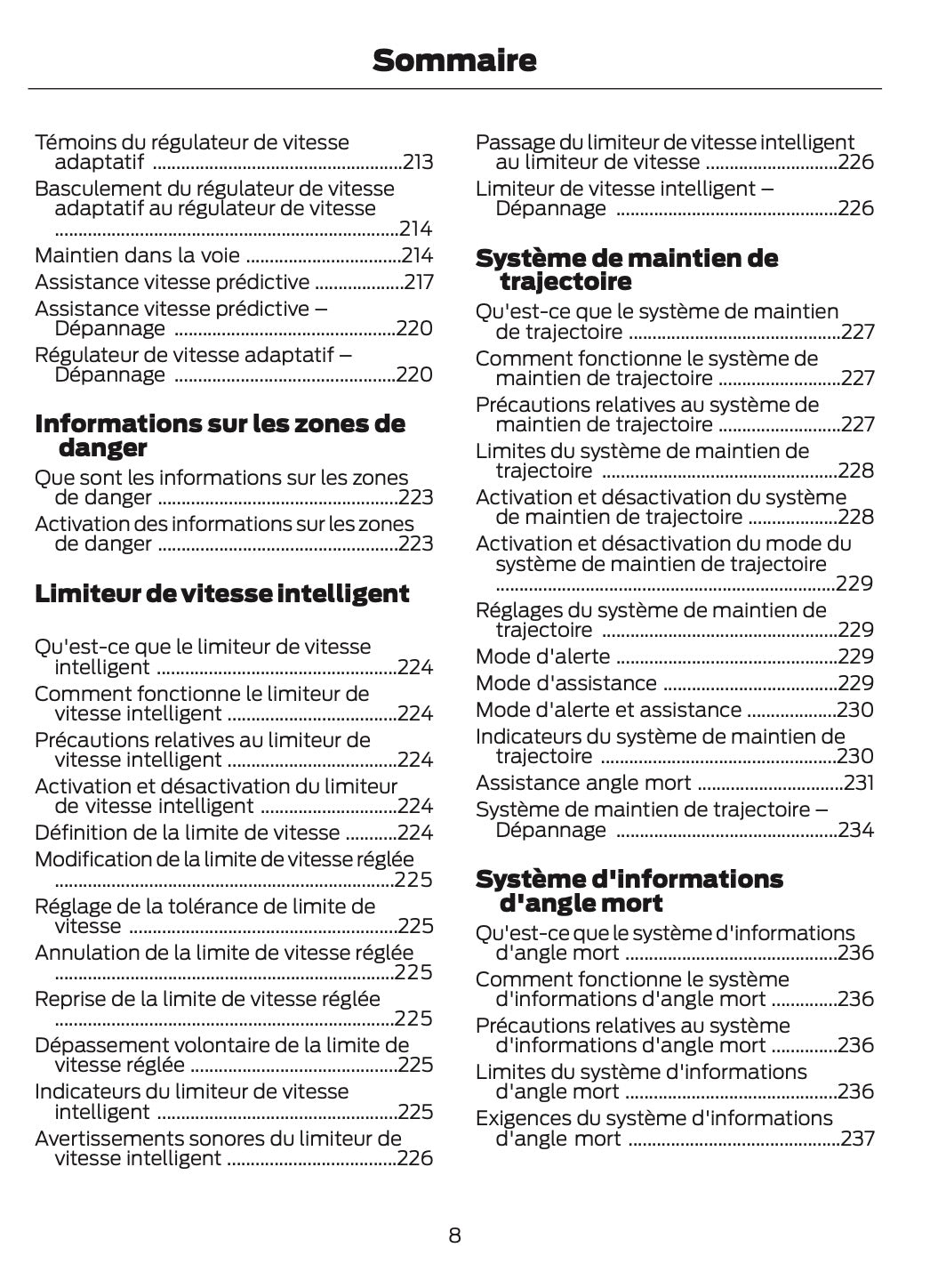 2024-2025 Ford Mustang Manuel du propriétaire | Français
