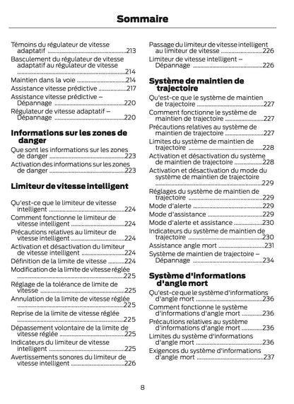 2024-2025 Ford Mustang Manuel du propriétaire | Français