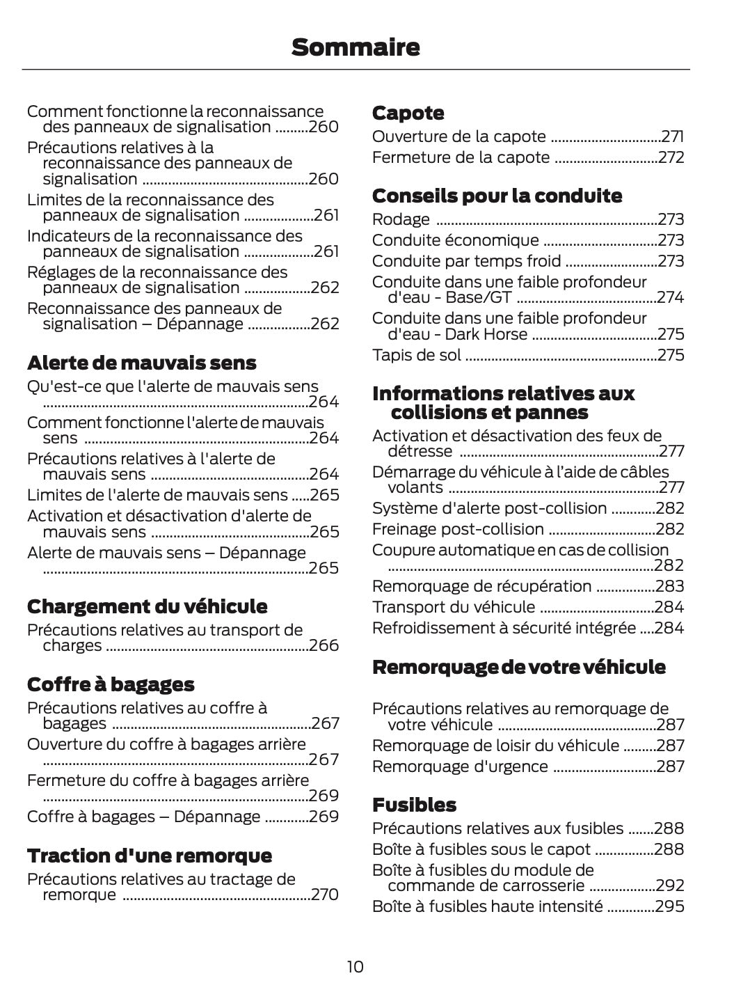 2024-2025 Ford Mustang Manuel du propriétaire | Français