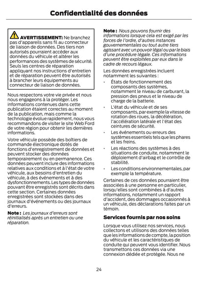 2024-2025 Ford Mustang Manuel du propriétaire | Français