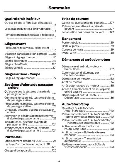 2024-2025 Ford Mustang Manuel du propriétaire | Français