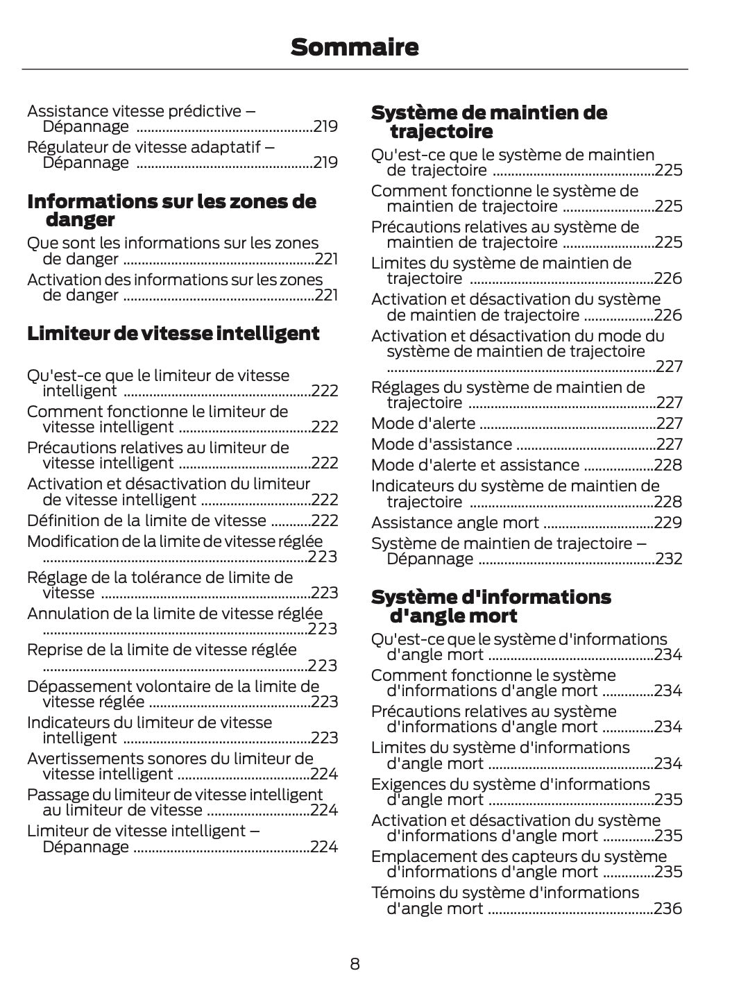 2025-2026 Ford Mustang Manuel du propriétaire | Français