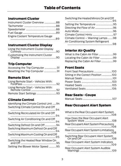 2024-2025 Ford Mustang Owner's Manual | English