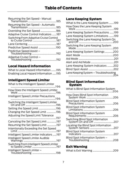 2024-2025 Ford Mustang Owner's Manual | English
