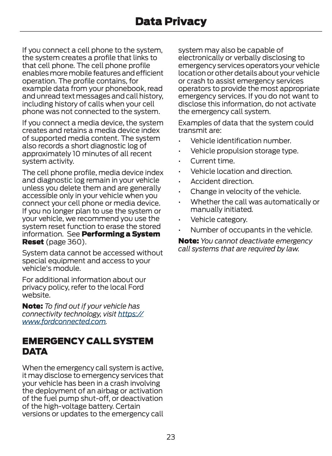 2025-2026 Ford Mustang Owner's Manual | English
