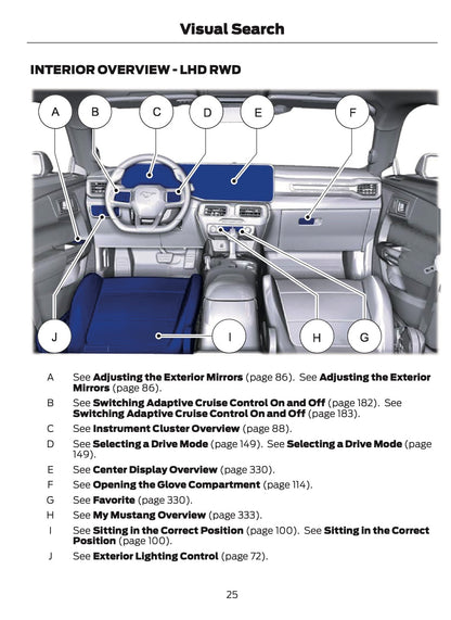 2025-2026 Ford Mustang Owner's Manual | English