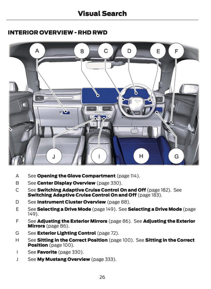 2025-2026 Ford Mustang Owner's Manual | English