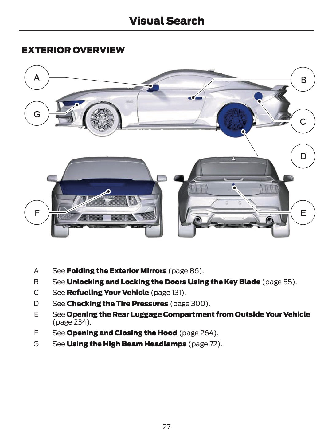 2025-2026 Ford Mustang Owner's Manual | English