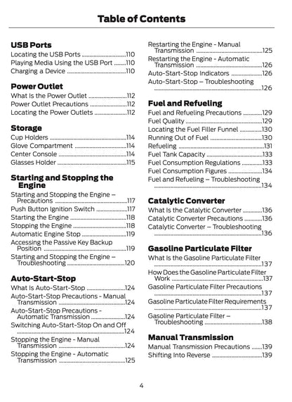 2025-2026 Ford Mustang Owner's Manual | English