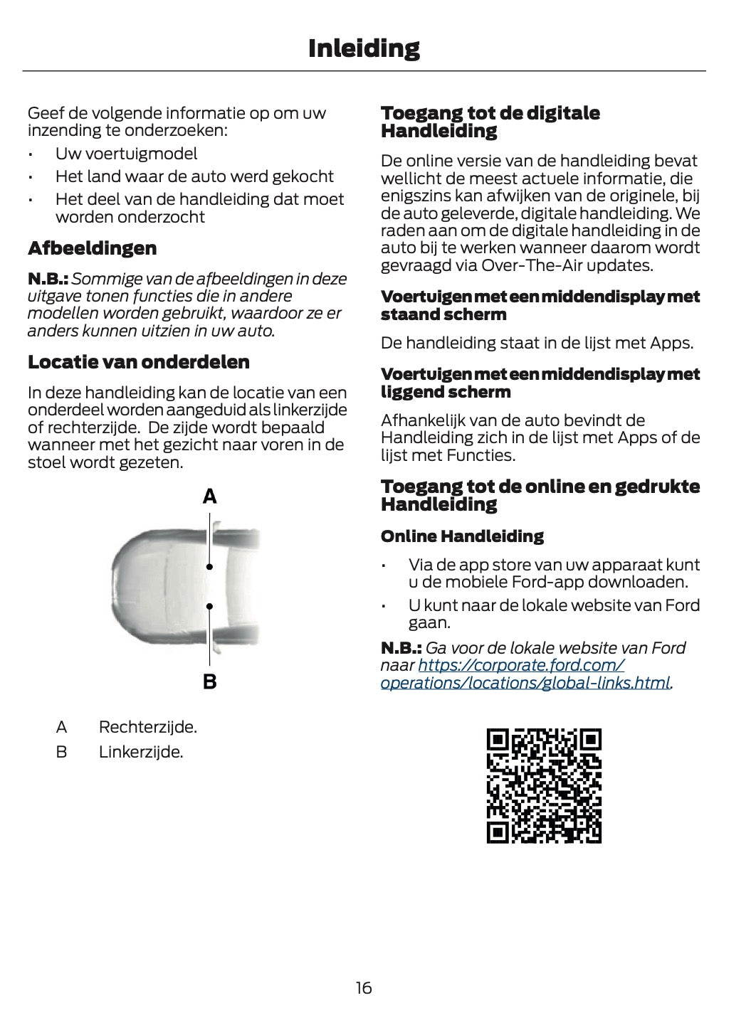 2024-2025 Ford Mustang Gebruikershandleiding | Nederlands
