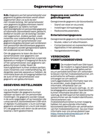 2024-2025 Ford Mustang Gebruikershandleiding | Nederlands