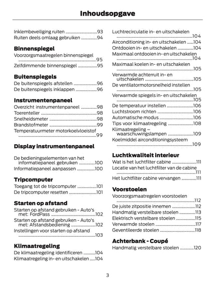 2024-2025 Ford Mustang Gebruikershandleiding | Nederlands