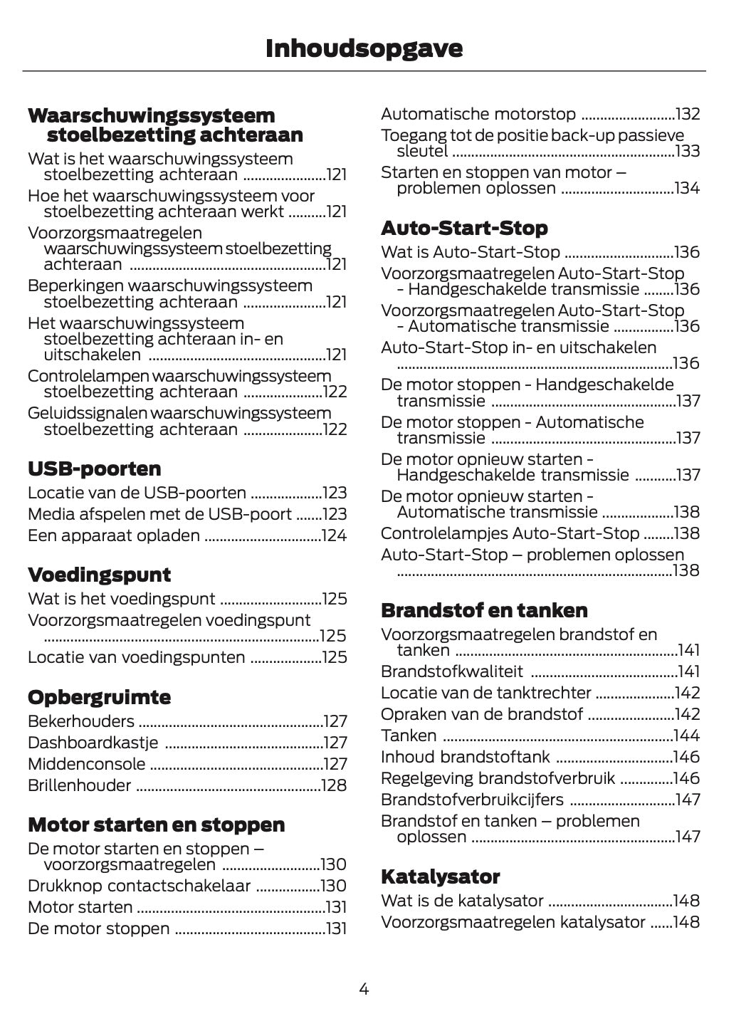 2024-2025 Ford Mustang Gebruikershandleiding | Nederlands
