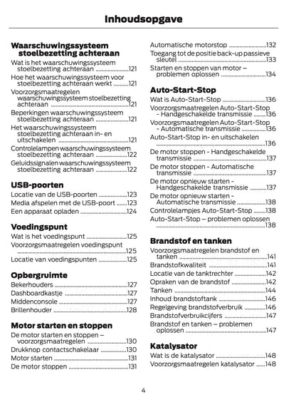 2024-2025 Ford Mustang Gebruikershandleiding | Nederlands