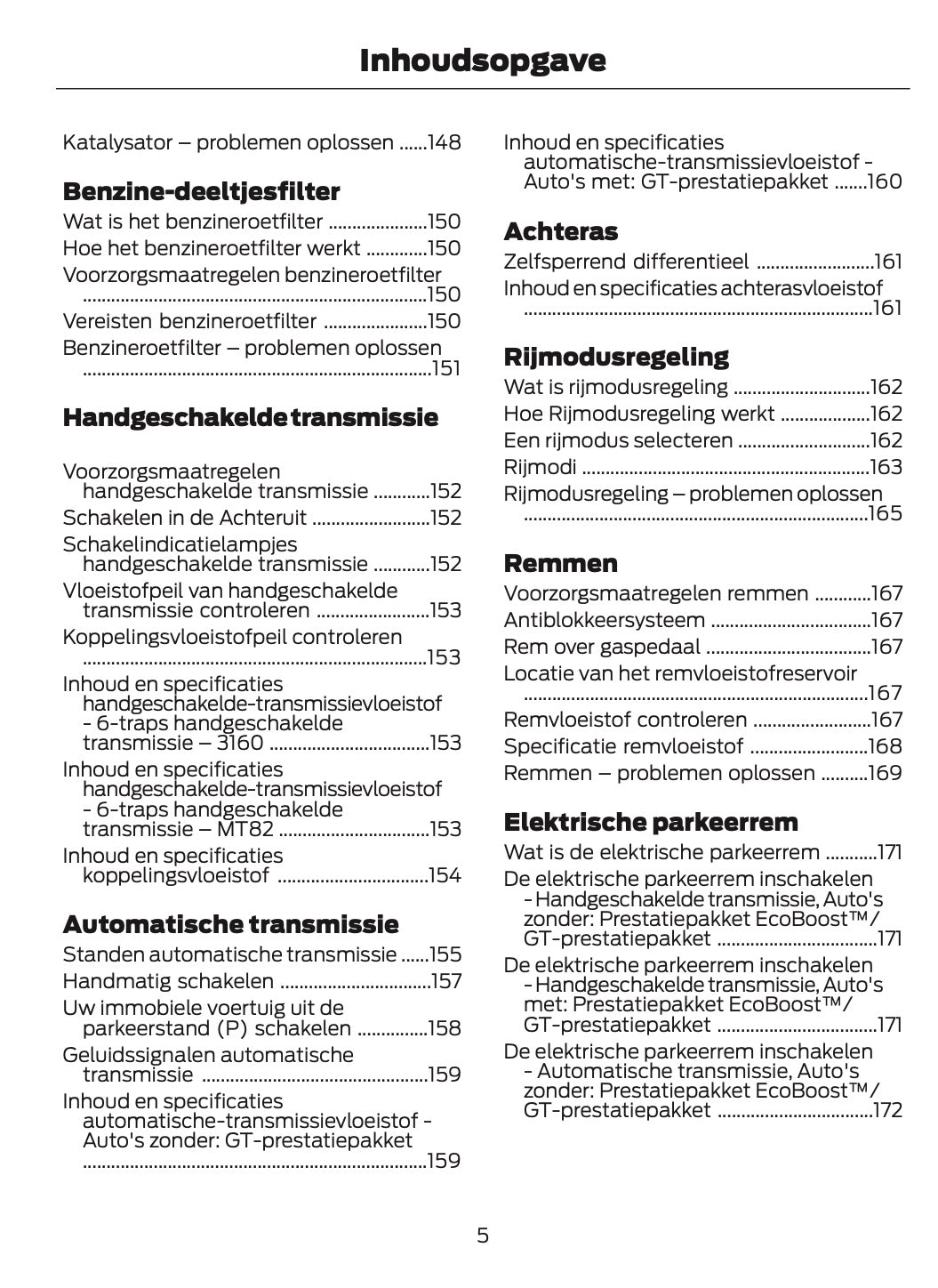 2024-2025 Ford Mustang Gebruikershandleiding | Nederlands
