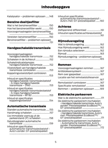 2024-2025 Ford Mustang Gebruikershandleiding | Nederlands